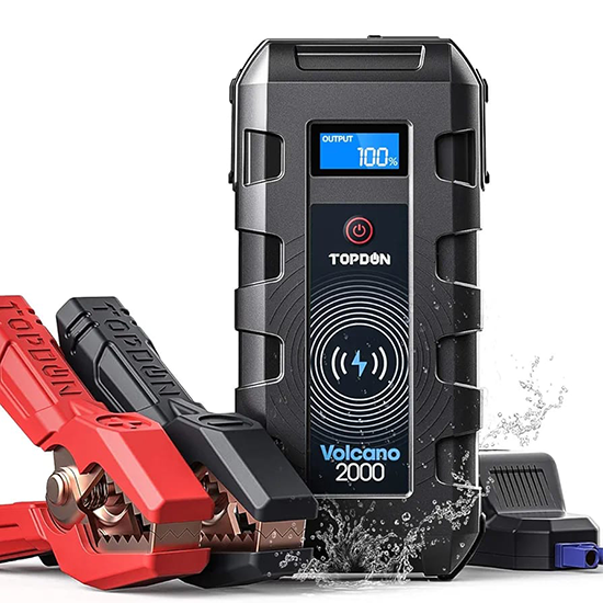 TOPDON Volcano 2000 - Only Accessories-casing and Battery clips and kit with faulty battery